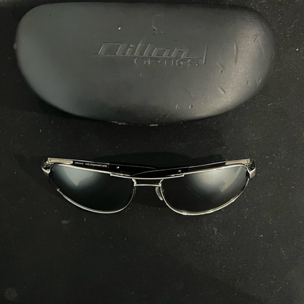 Dillon Optics Black and Silver Sunglasses